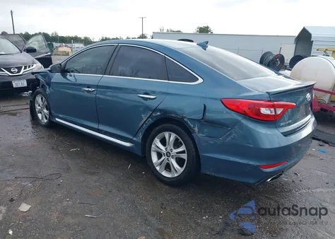 2016 Hyundai Sonata Sport z USA, uszkodzony, nr VIN 5NPE34AF7GH431729